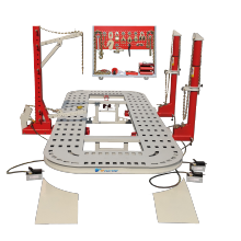 CE Certified Tfautenf Truck Frame / Body Drawing Machine Frame / Automobile Chassis Calibration Bench 2 Pieces 2200 Mm 3500 Kg